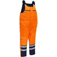 Salopette pour le froid extr&ecirc;me Bisley, Polyester, Petit, Orange haute visibilit&eacute; Northern Industrial Supply Inc.