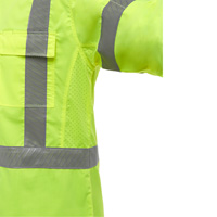 Chemise de travail &agrave; manches longues et X au dos Bisley avec X-Airflow, Poly-coton, Petit, Jaune lime haute visibilit&eacute; Northern Industrial Supply Inc.