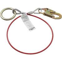 AS-21210-6 6' Cable Anchor with Snap Hook & O-Ring, Sling, Temporary Use Northern Industrial Supply Inc.