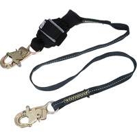 Arc Flash Web Shock-Absorbing Lanyard, 6', Snap Hook Center, Snap Hook Leg Ends, Kevlar&reg; Northern Industrial Supply Inc.