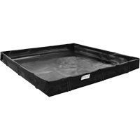 Spill Containment Berm, 179 US gal. Capacity, 6' W x 4' L x 1" H, L-Bracket Northern Industrial Supply Inc.