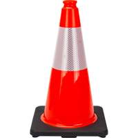 Premium Traffic Cone, 18", Orange, 6" Reflective Collar(s) Northern Industrial Supply Inc.