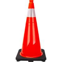 Premium Traffic Cone, 28", Orange, 4" Reflective Collar(s) Northern Industrial Supply Inc.