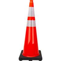 Premium Traffic Cone, 36", Orange, 4" & 6" Reflective Collar(s) Northern Industrial Supply Inc.