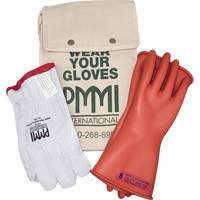 Ensemble de gants isolants en caoutchouc pour l'&eacute;lectricit&eacute;, ASTM classe 0, Taille 8, 11" lo Northern Industrial Supply Inc.