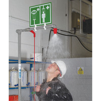 Combination Shower with Closed ABS Bowl & Top Inlet, Pedestal Northern Industrial Supply Inc.