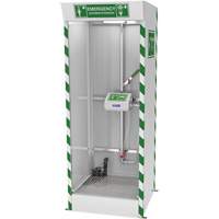 Emergency Cubicle Shower & Covered Eye & Face Wash with Sump Pump Northern Industrial Supply Inc.