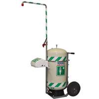 Douche d'urgence mobile et ind&eacute;pendant avec douche oculaire et faciale, Capacit&eacute; 30 gal., Conformit&eacute; Aucune Northern Industrial Supply Inc.