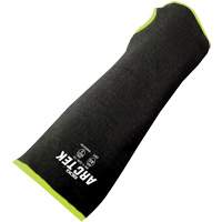 Cut-Resistant Sleeve with Thumb Hole, Polyethylene/Steel, 10", ASTM ANSI Level A5, Black/Yellow Northern Industrial Supply Inc.