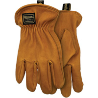 Gants r&eacute;sistants &agrave; la coupe The Duke 597CR, Taille Moyen, Enveloppe en Cuir de vache/Para-aramide/Polyester/Acier inoxydable, ASTM ANSI niveau A5 Northern Industrial Supply Inc.
