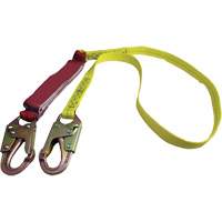 External Energy Absorber Lanyard with 3/4" Hook, 6', Snap Hook Center, Snap Hook Leg Ends, Polyester Northern Industrial Supply Inc.
