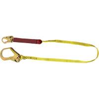 External Energy Absorber Lanyard with 2-1/4" Hook, 6', Snap Hook Center, Snap Hook Leg Ends, Polyester Northern Industrial Supply Inc.
