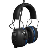&eacute;couteurs Bluetooth AM/FM Air Defender noir & bleu, Style Bandeau, 25 dB Northern Industrial Supply Inc.
