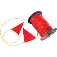 Warning Line with Flags, 328' L, Orange/Yellow Northern Industrial Supply Inc.