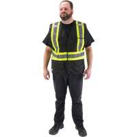 CSA Compliant Surveyor Vest, Black, Medium, Polyester Northern Industrial Supply Inc.