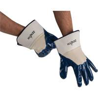 Gants &agrave; poignet de s&eacute;curit&eacute; de poids lourd, 11/2T-Grand, R&ecirc;vetement Nitrile, Enveloppe en Coton Northern Industrial Supply Inc.