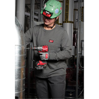 T-shirt &agrave; manches longues avec poches GRIDIRON, Femmes, T-petit, Bleu Northern Industrial Supply Inc.