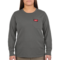 T-shirt &agrave; manches longues avec poches GRIDIRON, Femmes, T-petit, Gris Northern Industrial Supply Inc.
