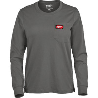 T-shirt &agrave; manches longues avec poches GRIDIRON, Femmes, T-petit, Gris Northern Industrial Supply Inc.