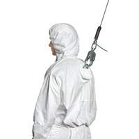 Harness-Compatible Disposable Coverall, Small, White, Tyvek&reg; 500 Northern Industrial Supply Inc.