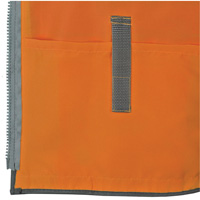 Veste de s&eacute;curit&eacute; pour arpenteur Pioneer avec fermeture &agrave; glissi&egrave;re et dos en maille, Orange haute visibilit&eacute;, Petit, Polyester Northern Industrial Supply Inc.