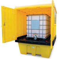 Hard Cover IBC Spill Pallet, 70" L x 70" W x 90" H, 1135 lbs. Load Capacity Northern Industrial Supply Inc.