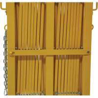 Expandable Barrier, 84" H x 20' L, Yellow Northern Industrial Supply Inc.