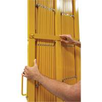 Expandable Barrier, 84" H x 20' L, Yellow Northern Industrial Supply Inc.