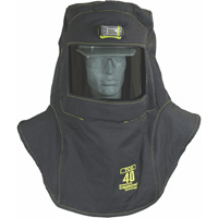 TCG Arc Flash Hood, Black, 40 cal/cm², ANSI Z87.1/ASTM F1506/ASTM F1959/ASTM F2178/Meets/Exceeds CSA Z462/NFPA 70E, 4 Arc Flash PPE Category Level Northern Industrial Supply Inc.