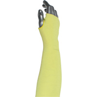 Kut Gard&reg; 2-Ply Cut-Resistant Sleeve with Thumb Hole, Aramid/ATA&reg;, 10", ASTM ANSI Level A6, Yellow Northern Industrial Supply Inc.