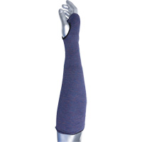 Manchette ASP &agrave; 2 plis avec trou pour pouce ECO Series Kut Gard, Aramide, 14", ASTM ANSI niveau A3, Mauve Northern Industrial Supply Inc.