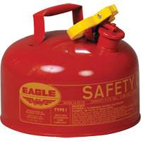 Safety Can for Flammables, Type I, Galvanized Steel, 2 US gal., Red, FM Approved/UL/ULC Listed Northern Industrial Supply Inc.
