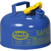 Safety Can for Kerosene, Type I, Galvanized Steel, 2 US gal., Blue, FM Approved/UL/ULC Listed Northern Industrial Supply Inc.
