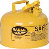 Safety Can for Diesel, Type I, Galvanized Steel, 2.5 US gal., Yellow, FM Approved/UL/ULC Listed Northern Industrial Supply Inc.