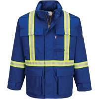 Parka dhiver isol&eacute;e 88/12 Bizflame, Bleu, Petit Northern Industrial Supply Inc.