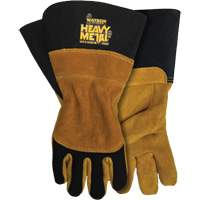 Gants en velours noir de soudage MIG/&agrave; l&eacute;lectrode enrob&eacute;e, Cuir fleur de d'&eacute;lan, Taille Petit Northern Industrial Supply Inc.