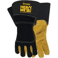Gants de soudage d'hiver Black Velvet Heavy Metal, Taille Petit, Enveloppe en Cuir d'&eacute;lan refendu, ASTM ANSI niveau A5 Northern Industrial Supply Inc.