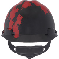Casque sp&eacute;cialis&eacute; V-Gard, Suspension Rochet, Noir/Rouge Northern Industrial Supply Inc.