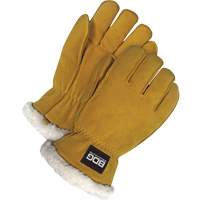 Gants de conducteur, Moyen, Paume en Cuir de daim refendu, Tissu-laine Northern Industrial Supply Inc.