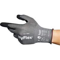 Gants industriels ultral&eacute;gers 11-581 HyFlex, Taille 6, Calibre 21, Rev&ecirc;tement Nitrile, Enveloppe en Nylon/PEHP/Tungst&egrave;ne/Spandex, ASTM ANSI niveau A6 Northern Industrial Supply Inc.