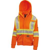 Chandail lourd avec capuchon, Femmes, T-petit, Orange haute visibilit&eacute; Northern Industrial Supply Inc.