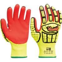 Gants r&eacute;sistant aux coupures et chocs, Petit, Paume en Synth&eacute;tique, Poignet Poignet en tricot Northern Industrial Supply Inc.