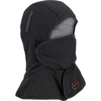 Doublure matelass&eacute;e ignifug&eacute;e Pioneer 765A pour casque de s&eacute;curit&eacute; avec un long cou et embout buccal amovible, Noir/Gris, Coton/FR-Tech/Modacrylique/Nylon Northern Industrial Supply Inc.
