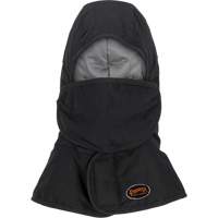 Doublure matelass&eacute;e ignifug&eacute;e Pioneer 765A pour casque de s&eacute;curit&eacute; avec un long cou et embout buccal amovible, Noir/Gris, Coton/FR-Tech/Modacrylique/Nylon Northern Industrial Supply Inc.