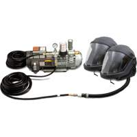 Syst&egrave;me de casque et de protection respiratoire &agrave; adduction d'air DEFENDER pour 2 travailleur Northern Industrial Supply Inc.