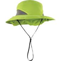 Chill-Its 8934 Ranger Hat with Neck Shade, Small/Medium, Hi-Vis Lime Northern Industrial Supply Inc.