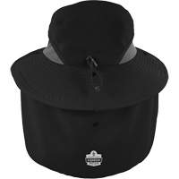 Chill-Its 8934 Ranger Hat with Neck Shade, Small/Medium, Black Northern Industrial Supply Inc.