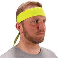 Bandeau de refroidissement Chill-Its 6702 avec polym&egrave;res int&eacute;gr&eacute;s et fermeture &agrave; nouer, Jaune lime haute visibilit&eacute; Northern Industrial Supply Inc.