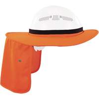 Chill-Its 6661 Universal Hard Hat Brim with Neck Shade, Hi-Vis Orange Northern Industrial Supply Inc.