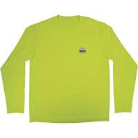 Chemise de refroidissement &agrave; manches longues avec protection solaire et UV Chill-Its 6689, Jaune lime haute visibilit&eacute;, Petit Northern Industrial Supply Inc.
